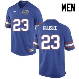 Men's Florida Gators #23 Mike Gillislee NCAA Nike Blue Authentic Stitched College Football Jersey FJX1362CN